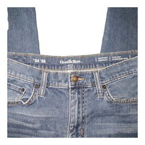 CT153a Men's Goodfellow  Straight Leg Jeans 34 X 30